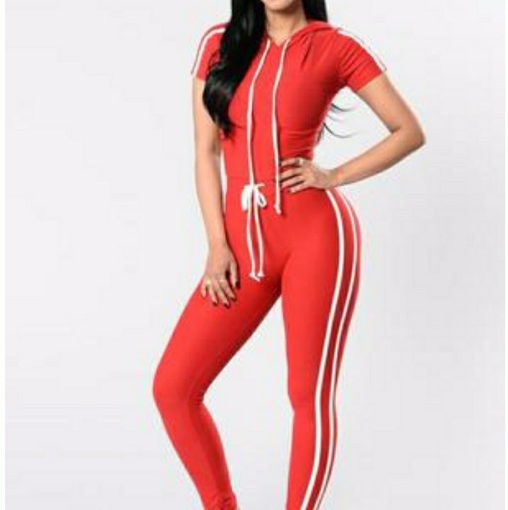 Fashion Nova Striped Pants Set